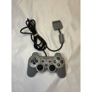 Original Sony PS1 SCPH-1200 Dual Shock Analog Controller Tested Works